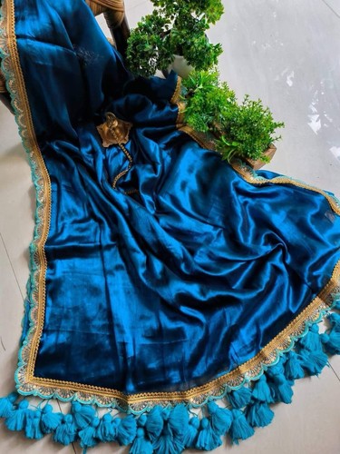 Khadi tissue saree zari - khadi, saree,