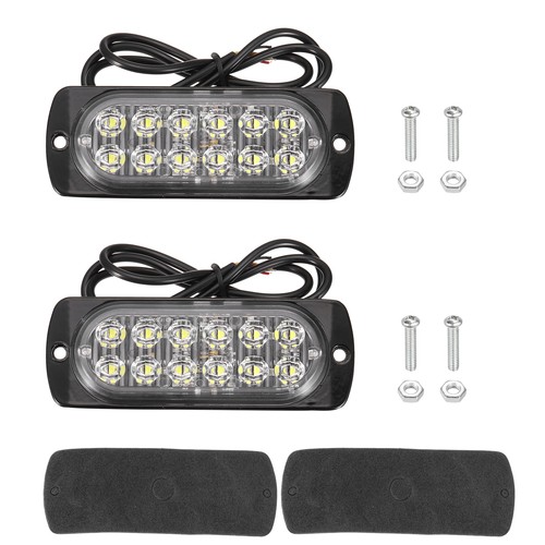 2pcs led aluminum - aluminum, strobe