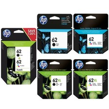 Original HP 62 / 62XL Black &
