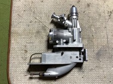 Vintage KB Outboard 11cc & Lower Unit RC Boat K&B Gas Engine Motor