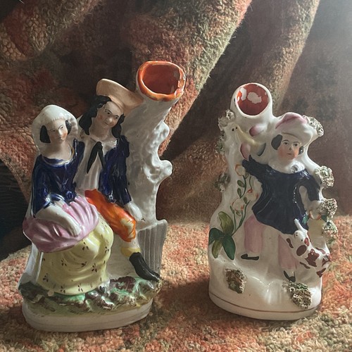 Antique staffordshire flat - antique,