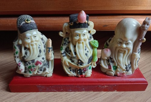Vintage chinese statues - vintage,