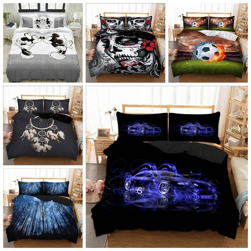 Skull mickey minnie duvet - minnie,