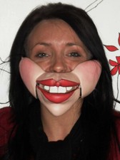 Ventriloquist Mask FEMALE  -