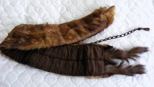 VINTAGE REAL FUR SCARF STOLE