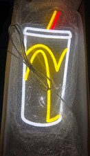 MCDONALDS MILKSHAKE NEON LIGHT
