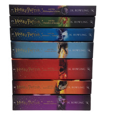 Harry Potter Paperback Book Set by J.K. Rowling 7 Books Collection Bundle Used 