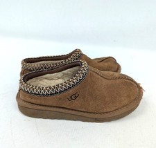 Kids UGG Chesnut Suede Shearling S/N 1019066K Tasman II Slippers UK12 - P01