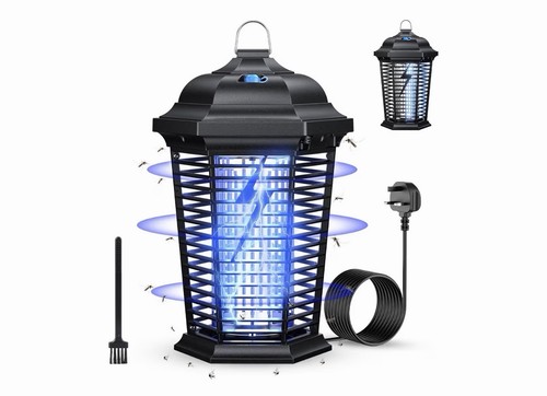 Electric bug zapper racket - bug,