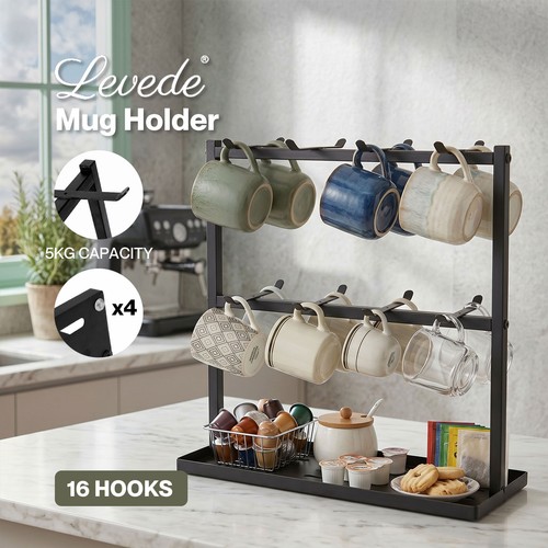 Levede mug holder stand - mug,
