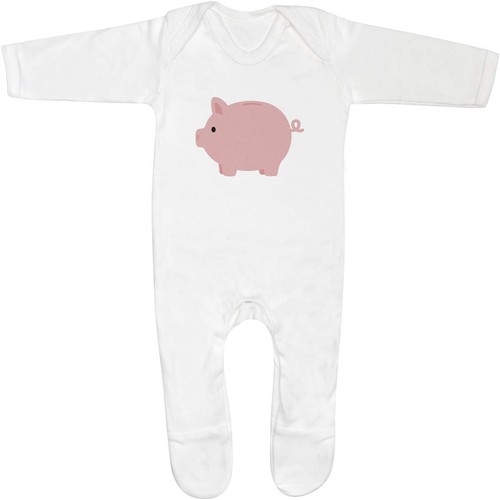 Piggy bank baby sleepsuit - baby, /