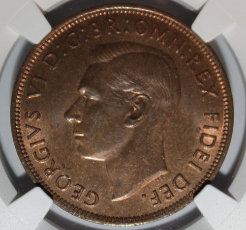 1951 great britain penny ngc - 1951,