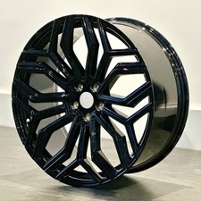 23" 230 black   alloy wheels