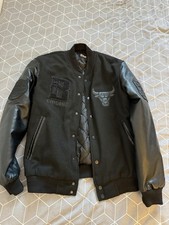 Chicago Bulls Black Bomber Small New