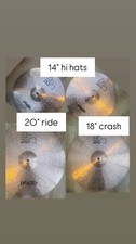 Paiste Alpha Cymbal Set - Hi