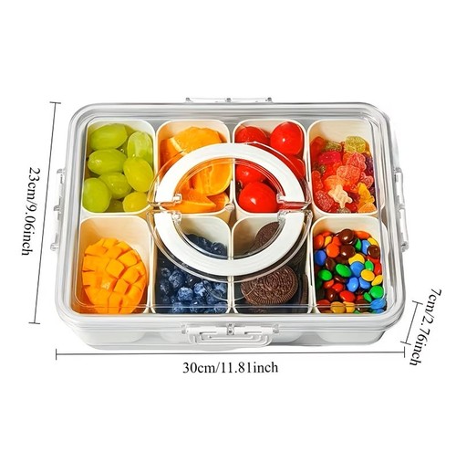 Compartment clear snack - clear,