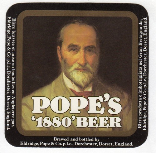 Beer label eldridge pope - beer,