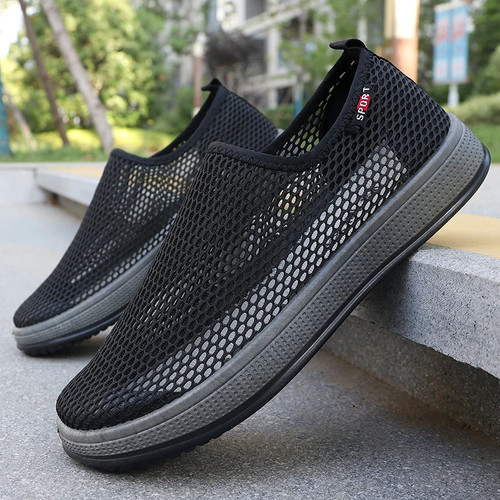 Summer mesh shoes - shoes, men's