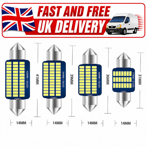 31mm 41mm car festoon white - car,