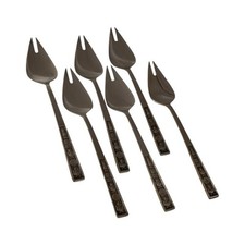 6 Vintage Stainless Steel