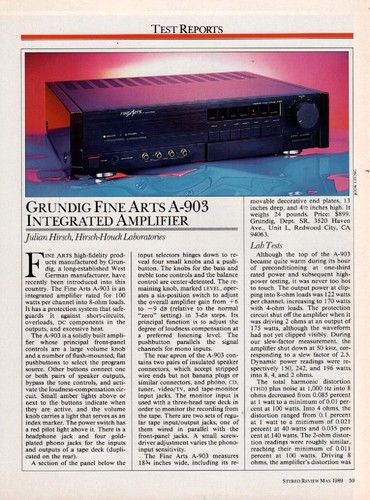 Grundig fine arts a - -,