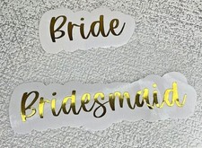 Wedding Vinyl Sticker for