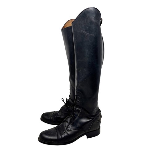 Ariat black leather tall - black,
