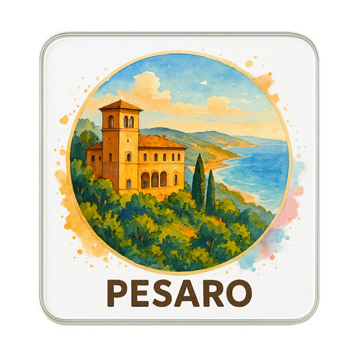 Pesaro italy fridge magnet - pesaro,,