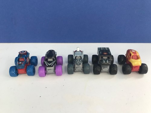 Mini monster trucks marvel - trucks, x5