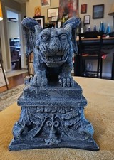 Gothic Gargoyle on Pedestal