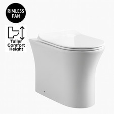 Comfort Height Rimless Back to