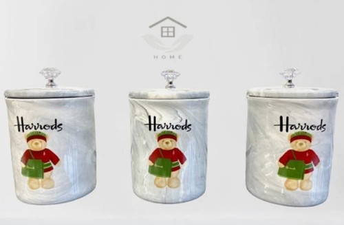 Harrods tea coffee sugar jar - coffee,