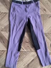 Purple Sherwood Jodhpurs Size 12 Leg 30 Inch Equestrian Horse Riding Riding Wear