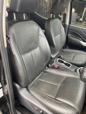 nissan navara np300 2018 black leather seats and door cards