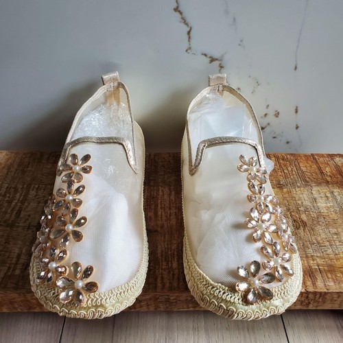 Floral mesh flats womens - floral, 6