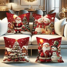 4 Pack Christmas Pillow