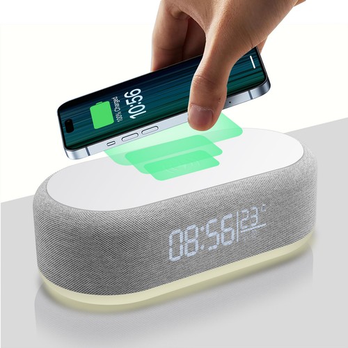 Alarm clock wireless charger - alarm,