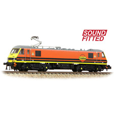 Graham Farish 371-785SF N Gauge Class 90 90047 Freightliner G&W DCC SOUND