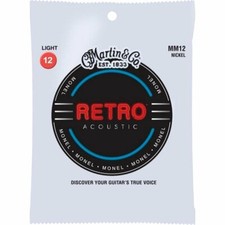 Martin MM12 Retro Monel Acoustic Guitar Strings 12-54