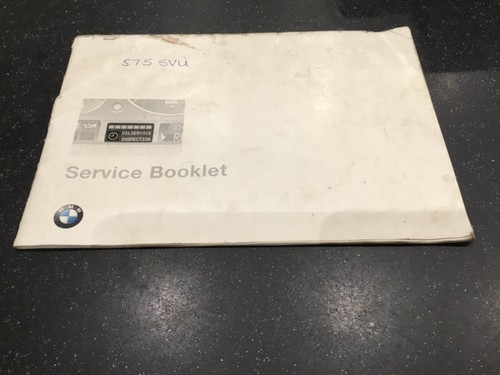 Bmw service book - bmw,