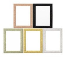 Dazzle Range Sparkle Glitter Effect Picture Photo Frames Frame Stardust Range