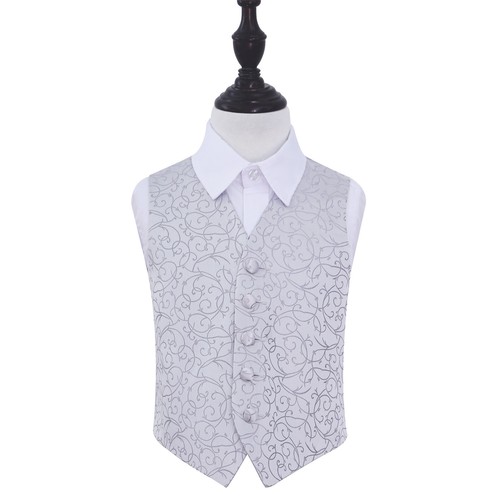 Silver woven swirl patterned - woven,
