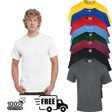 Men's plain T-Shirts 100%