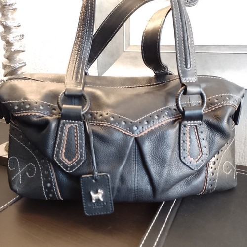 Radley black leather medium - leather,, medium/