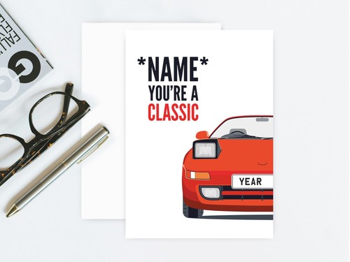 Personalised red toyota - red,