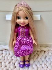 Disney Princess Rapunzel Tangled Doll For Toddlers With Crown And Shoes