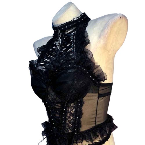 Goth tops y2k gothic tank - tops,
