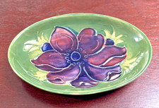 Moorcroft Anemone Oval Pin