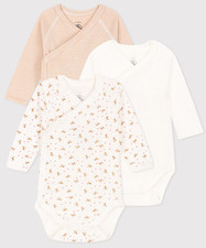 Petit Bateau 3 Bodysuits