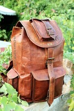 Leather Bag Laptop Real Brown